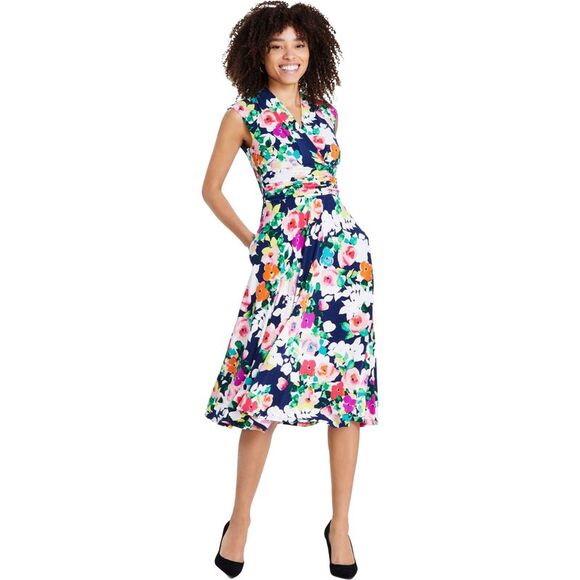 Jessica Howard Dresses & Skirts - Jessica Howard Womens Floral A-line Dress, NWT